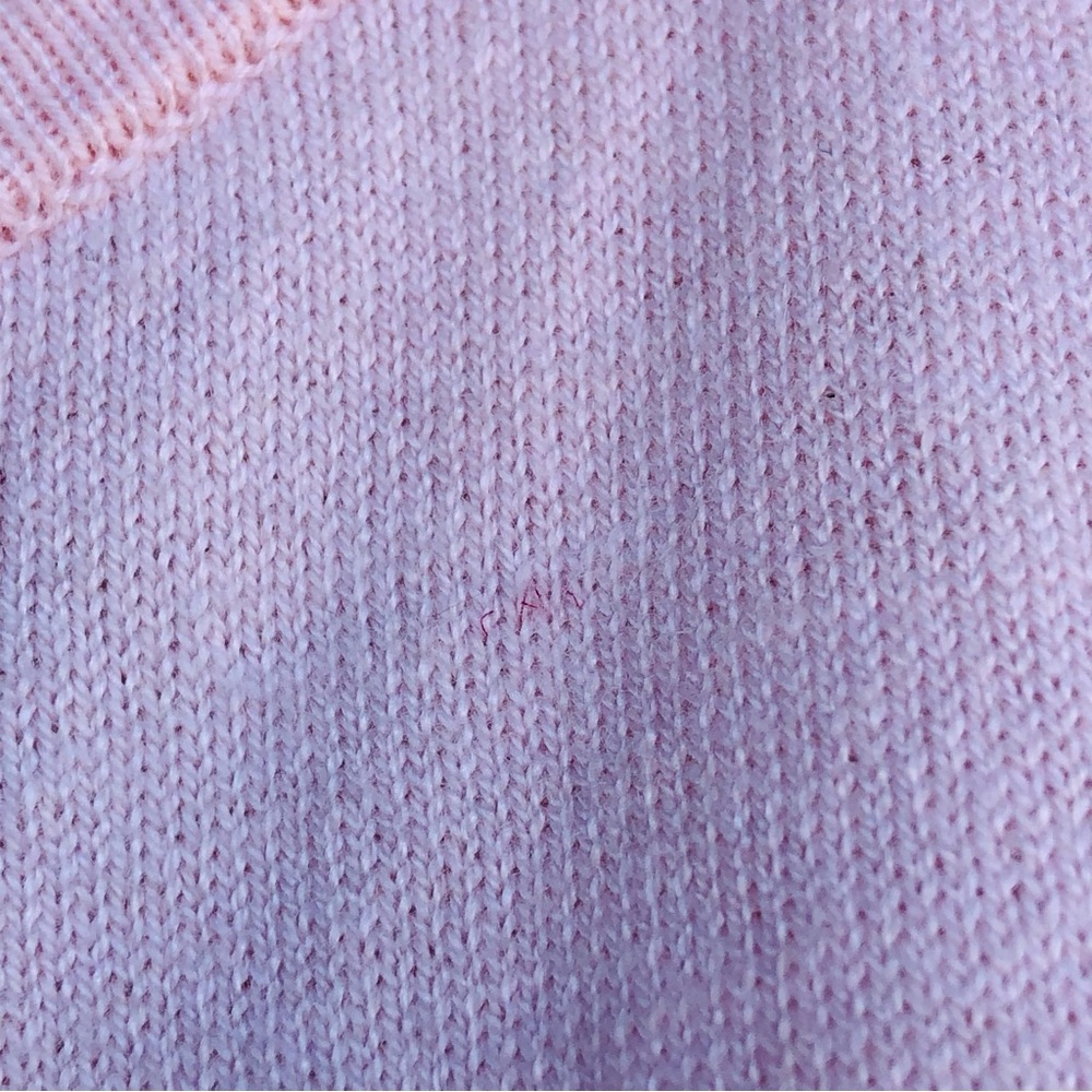Talbots Light Pink Button-Front Cardigan Sweater - Picture 4 of 5